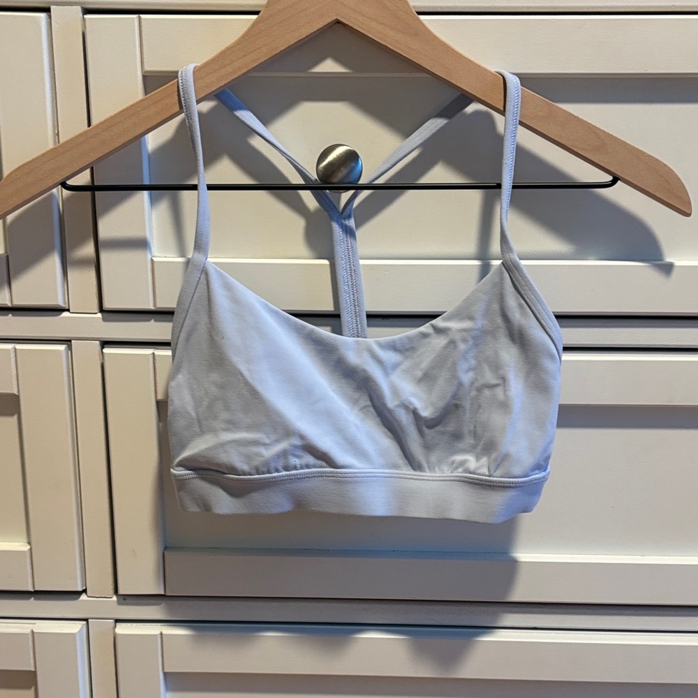 Lululemon Athletica Light purple glow Y Sports Bra